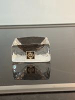 Schälchen Glas farblos massiv "Pyramide" Eneryda Schweden 60