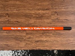 SAB Goblin RAW 700 Aluminium Heckrohr orange # H1604-S