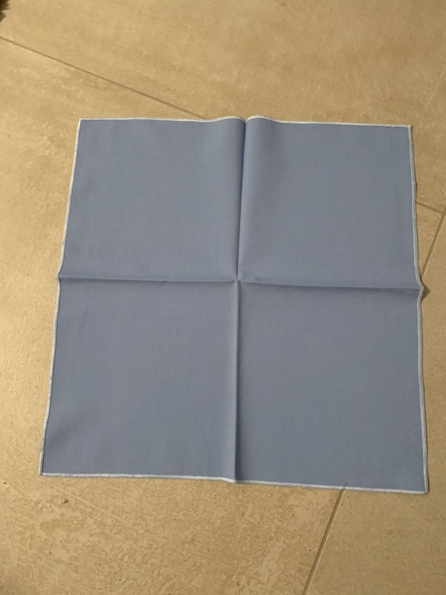 Stoffe: Tischtuch Stoff, extralang, blau & Servietten Stoff – Gebraucht aus Rothenburg von Chance777 2