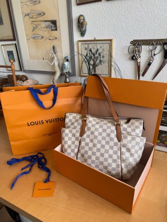 Louis Vuitton Totally PM Damier Azur y2011 Full set