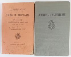 Club Alpin Suisse - 2 livres - 1900 / 1943