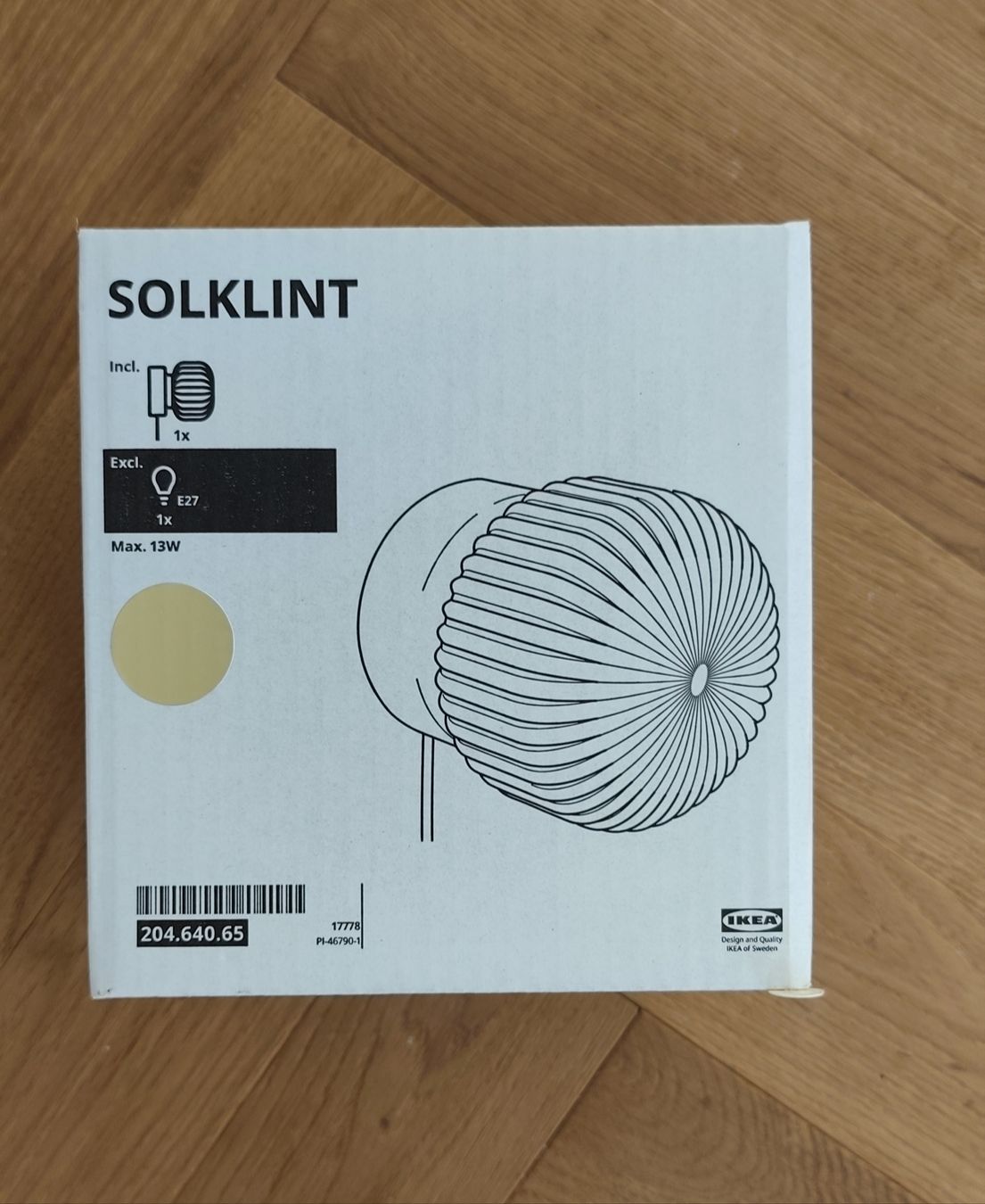Ikea Lampade: SOLKLINT Wandleuchte – Nuovo e nell'imballaggio originale da Roggwil BE venduto da ga_reb