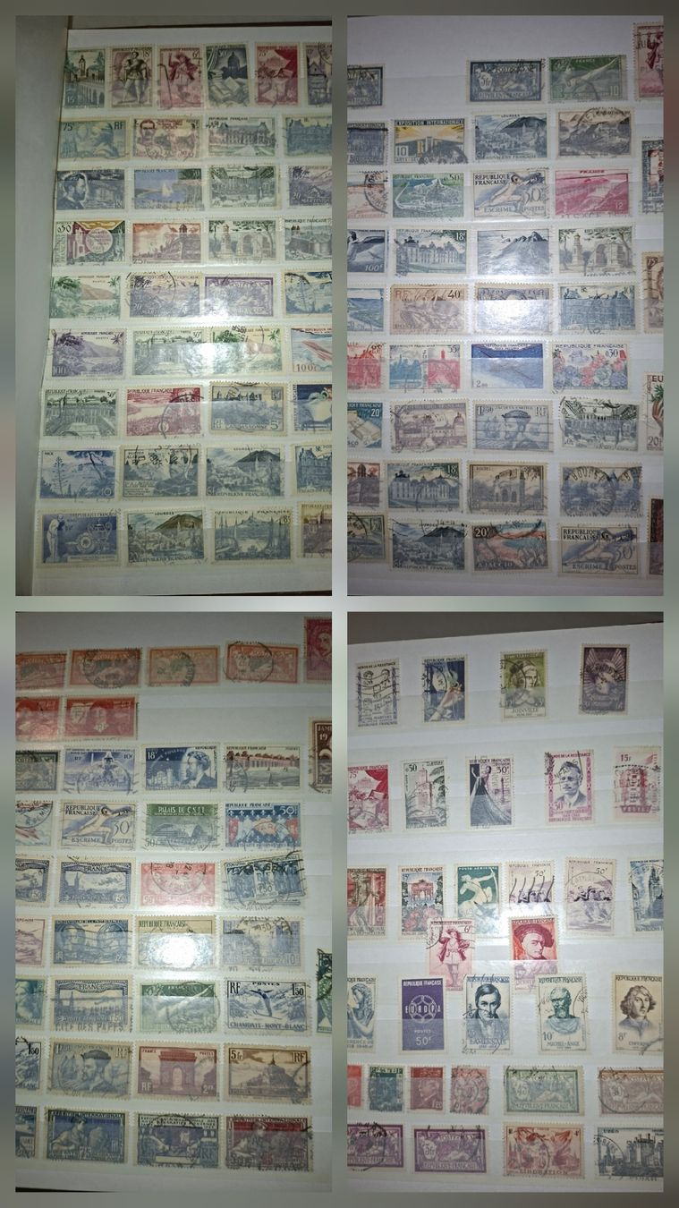 Tous les timbres: Sammlung Frankreich / Diverse Länder / Aufdrücke – D'occasion à Balgach par SIMEON27 8