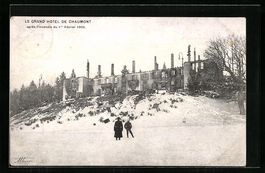 Chaumont, Le Grand Hotel après l'incend