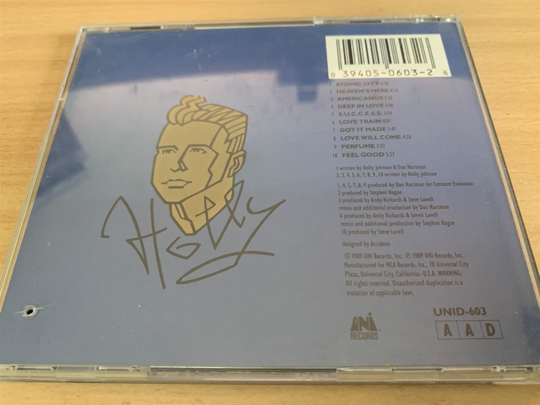 CD: Holly Johnson – Blast – Usato da Rikon im Tösstal venduto da Alpenmutz 1