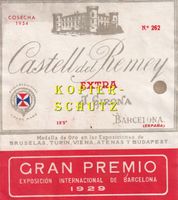Etikette (gross) - Castell del Remey Extra /bd