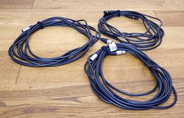 1 von 3 XLR-Mikrofon Kabel 8m - neu konfektioniert