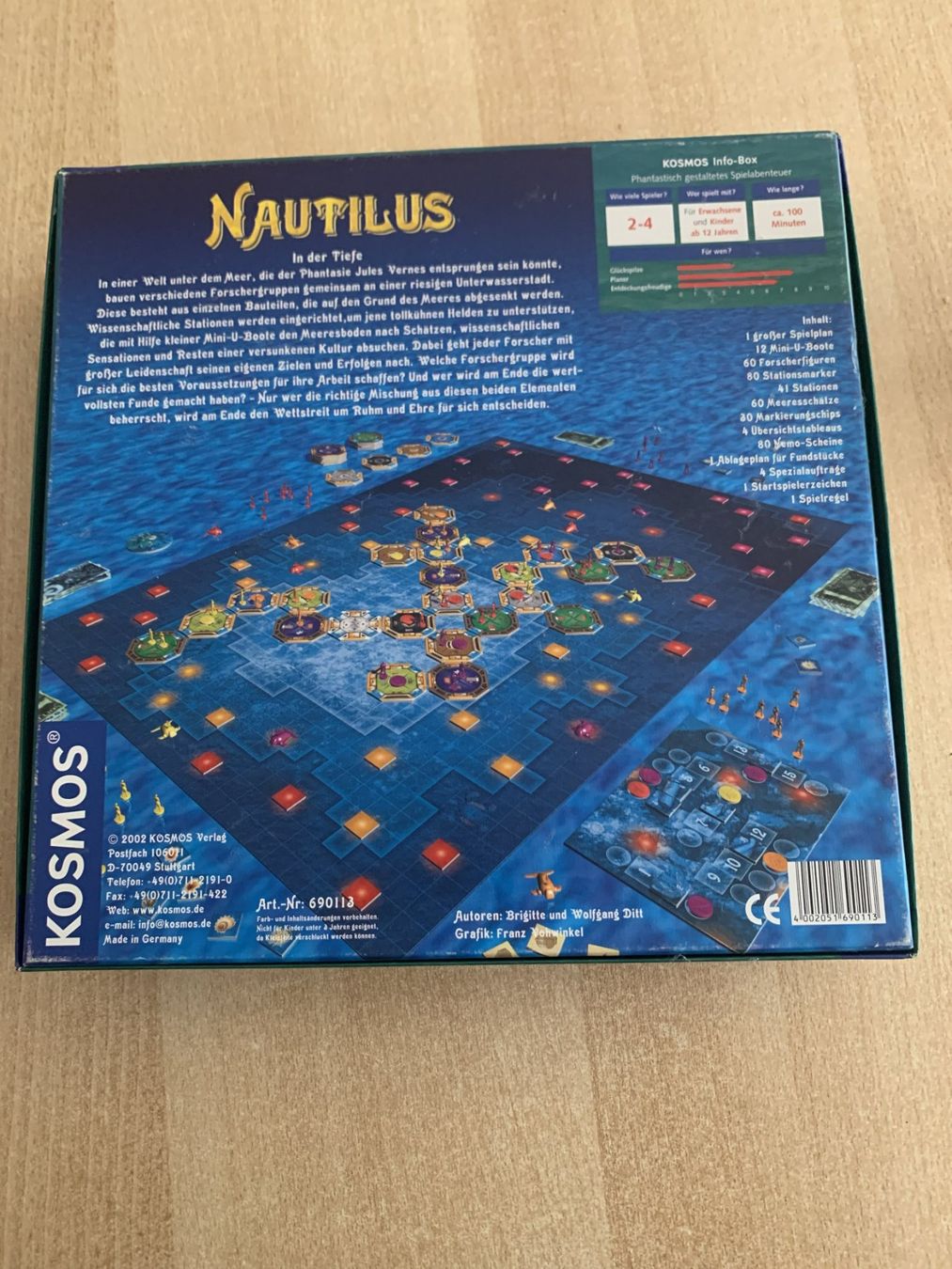 Kosmos Spiele: Nautilus von Kosmos – Gebraucht aus Reinach BL von con_ync2 1