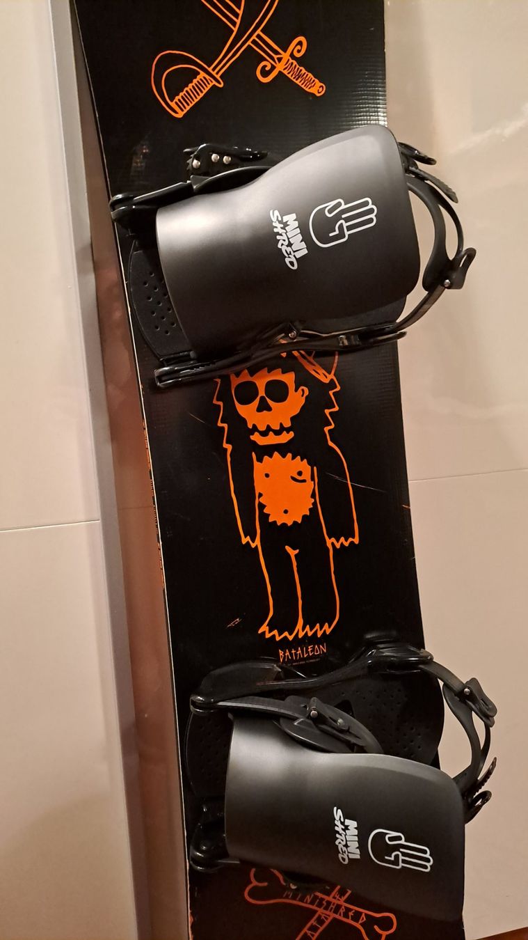 Bataleon Board: Bataleon Snowboard 120cm inkl. neue Bindung – Nuovo (secondo la descrizione) da Oberrieden venduto da Raja011 4