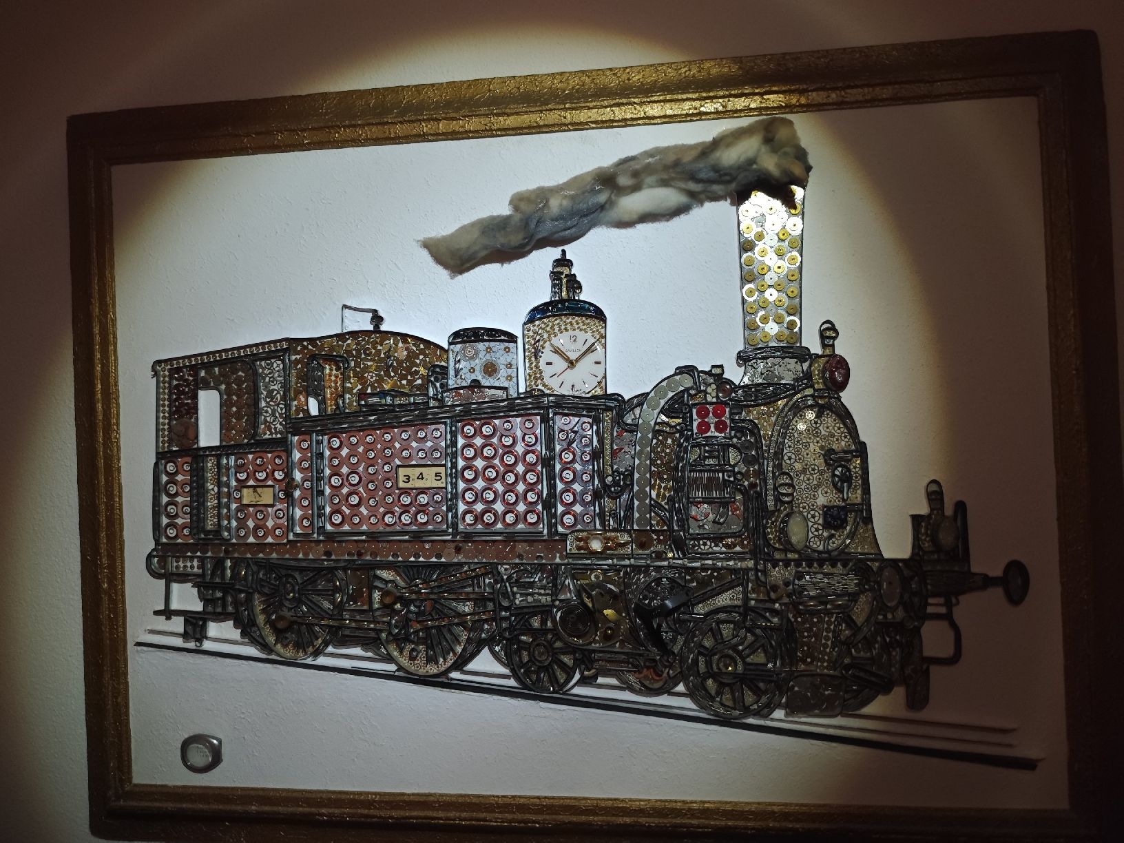 Orologi: BILD einer Dampf Lokomotive  (unikat) – Usato da minusio venduto da bierbrauer 2
