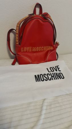Love Moschino Rucksack, rot, neuwertig, Top Zustand!