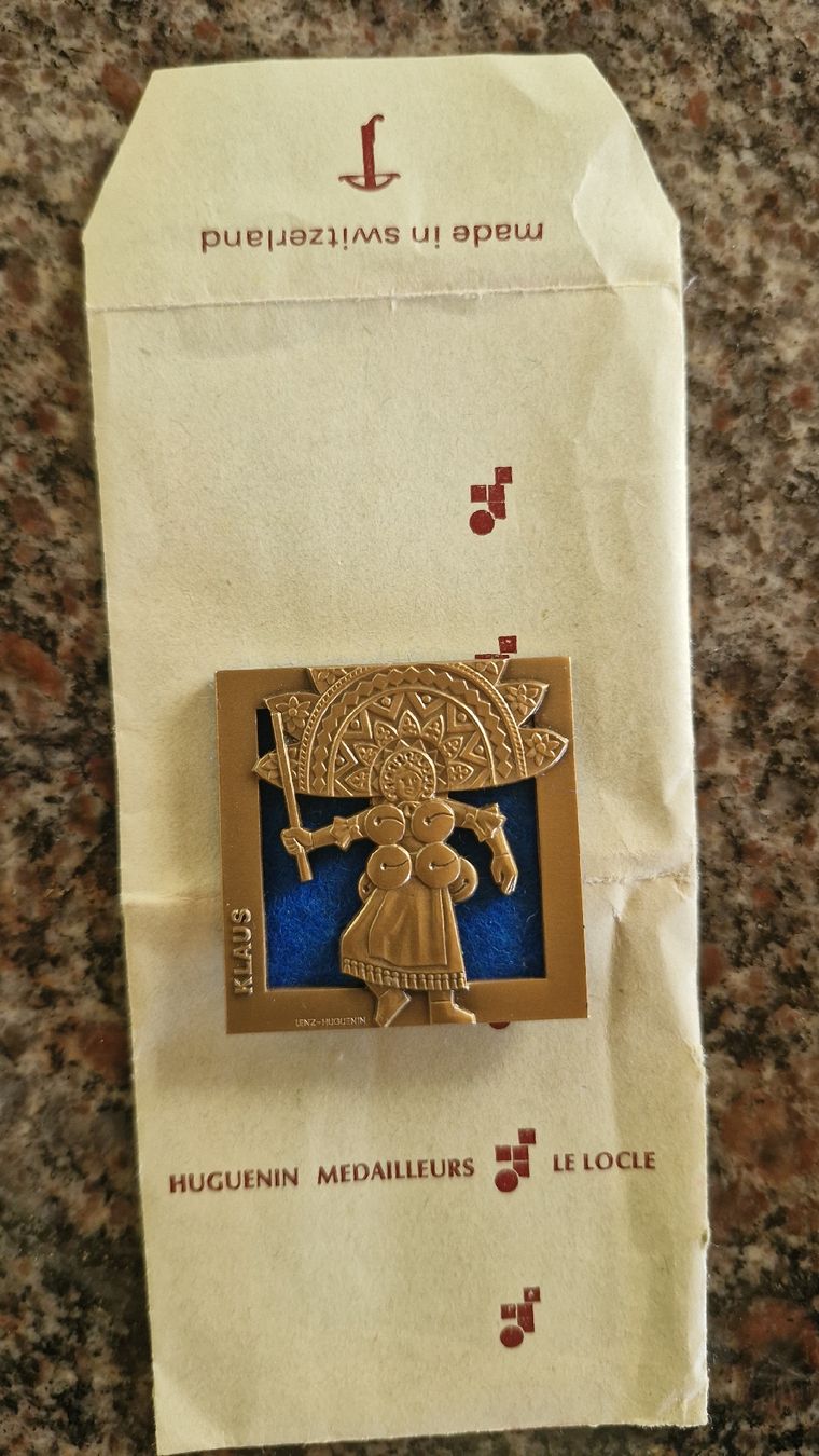 Medaglie: Huguenin Medaille "Klaus" – Nuovo (secondo la descrizione) da Forch venduto da nadinepalermo 2