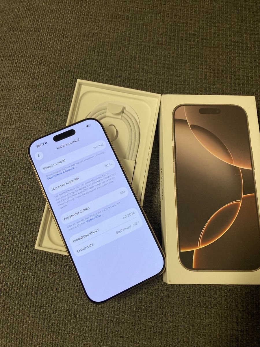 Apple Portables: iPhone 16 pro 128gb – D'occasion à Schaan par meh_zd8z 6