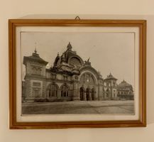 Alte Aufnahme Bahnhof Luzern, gerahmt, Rarität, Vintage