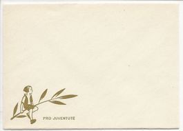 1935 Nr. 22 Pro Juventute Briefli Briefchen Kind auf Zweig