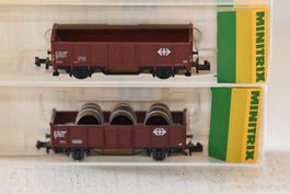 Minitrix Güterwagen SBB Spur N mit OVP