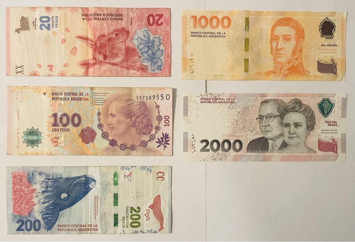 Banconote: Lot Banknoten Argentinien – Usato da Zürich venduto da juanjoch