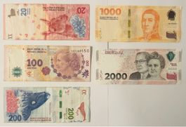 Lot Banknoten Argentinien