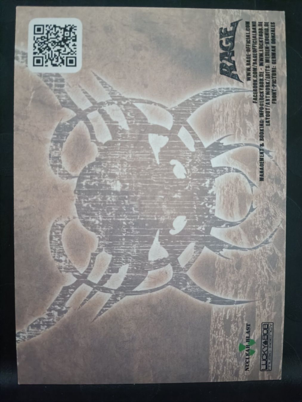 Autografi: RAGE - original Autogramm – Usato da Menziken venduto da Artographs 1