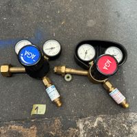 Set Autogen Druckreduzierventil Acetylen und Sauerstoff