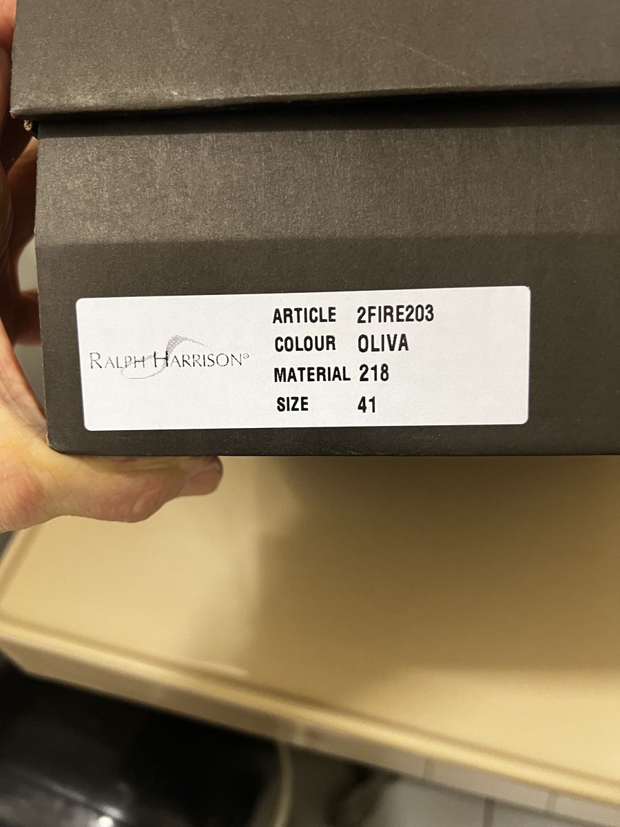 Scarpe da donna: Bottines lacées Ralph Harrison daim vert olive 41 – Usato da Caslano venduto da Elena61 4