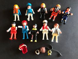 PLAYMOBIL FIGUREN Feuerwehrmann Sheriff +8 Spielzeug 10-tlg