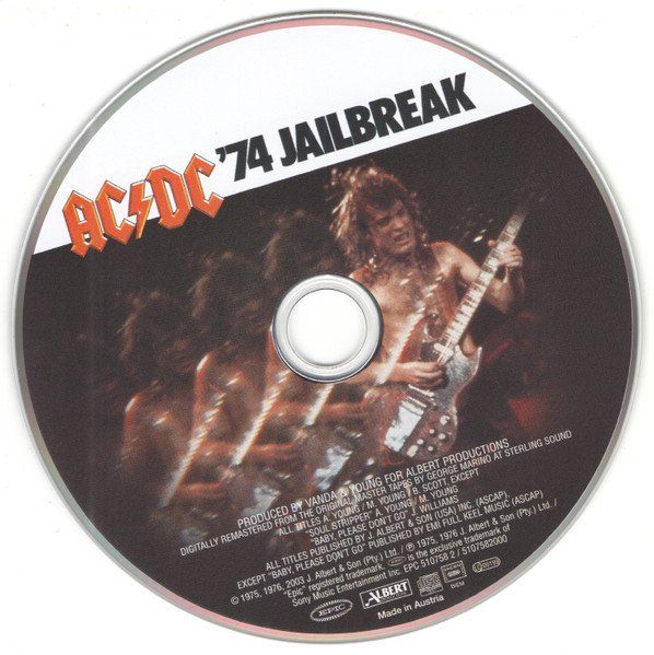 CD: AC/DC - '74 Jailbreak - CD Digipack – Usato da Forel FR venduto da SPillonel98 2