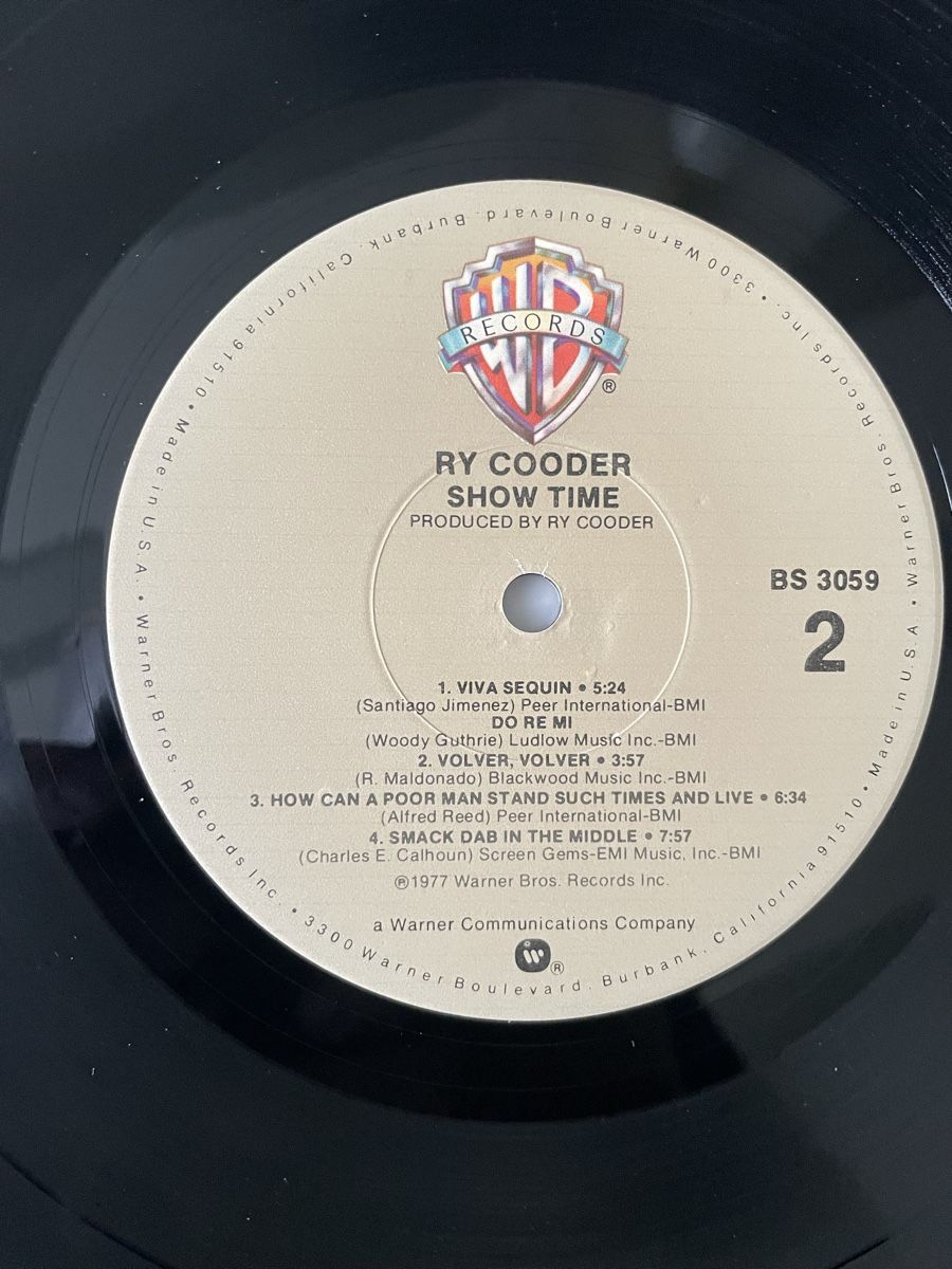 Dischi in vinile: Ry Cooder - Show Time - Vinyl LP – Usato da Olten venduto da Bluespapst 3