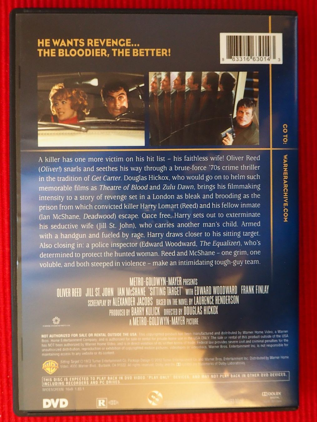 Tutti i DVDs: Sitting Target / Oliver Reed / UK-Import – Usato da Chur venduto da dluli 1