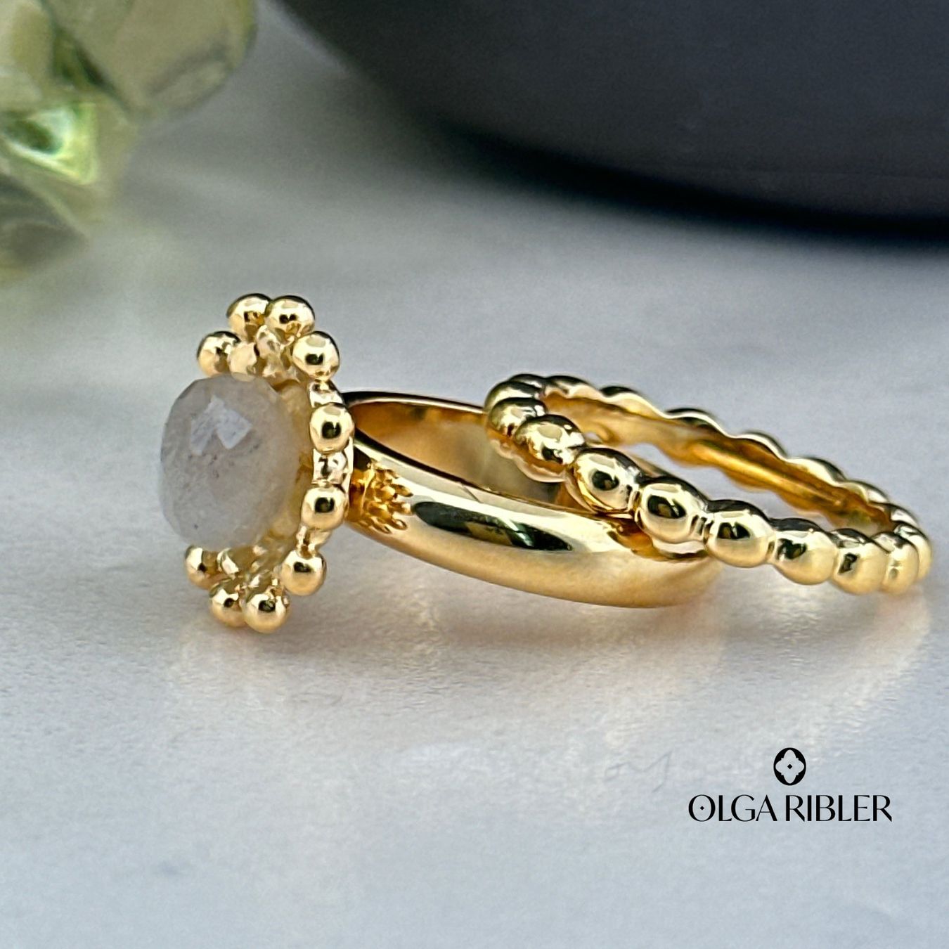 Olga Ribler Anelli: Edelstahl Ring Set 2 Ringe Ringgrösse 52 – Nuovo (secondo la descrizione) da Luzern venduto da byolgaribleroutlet 5