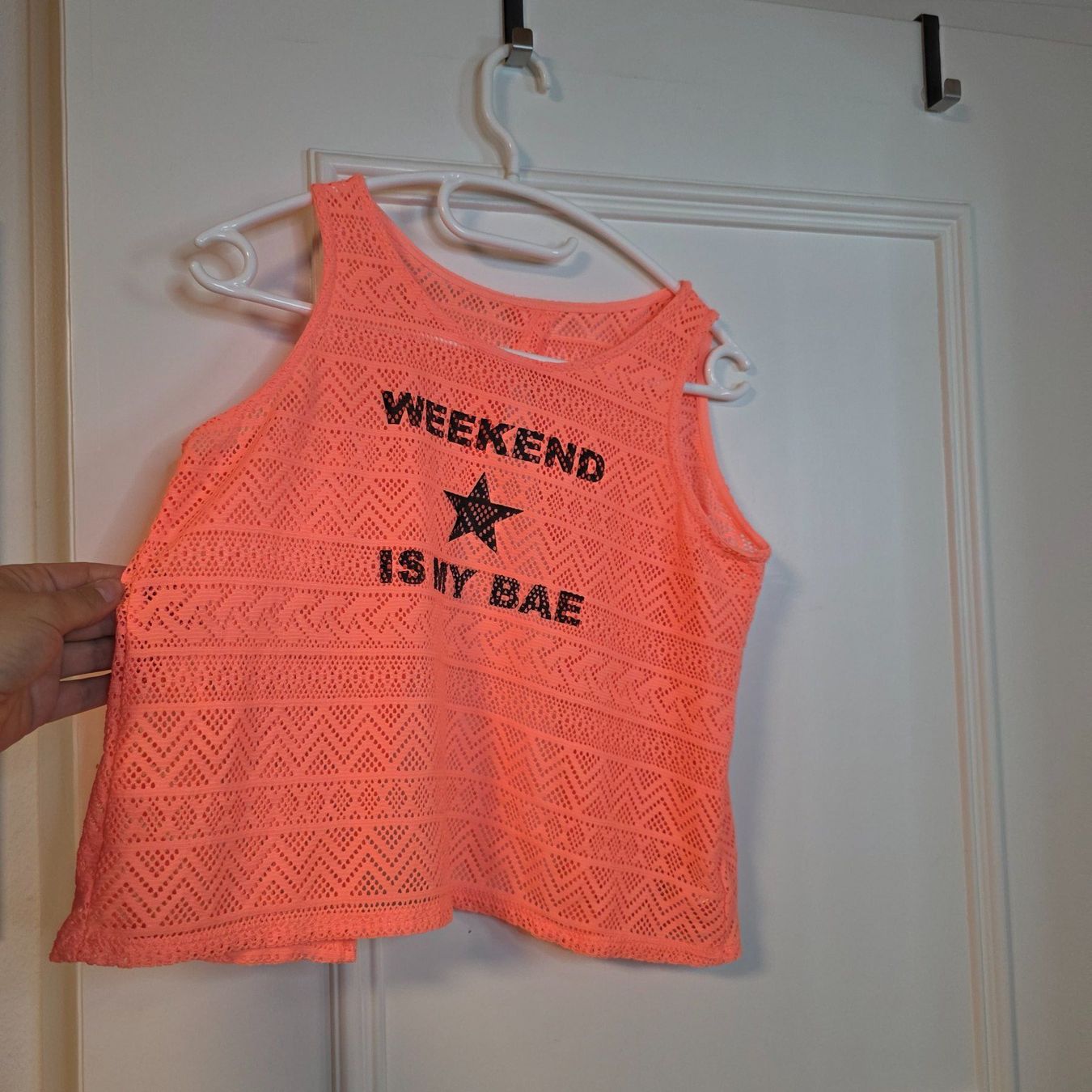 C&A Top: C&A Neon Top transparent offen S – Usato da Wald ZH venduto da CapLux 6