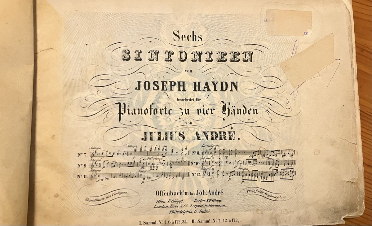 Libri: Notenbuch Klaviernoten von früher  – Usato da Olten venduto da River5