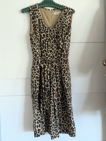 Gerard Darel seiden Kleid leopard