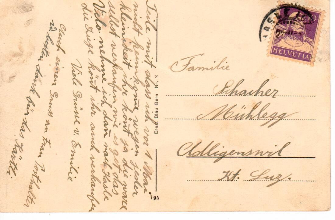 Ansichtskarten: Hasle LU – Gebraucht aus Wolhusen von Curver9 1