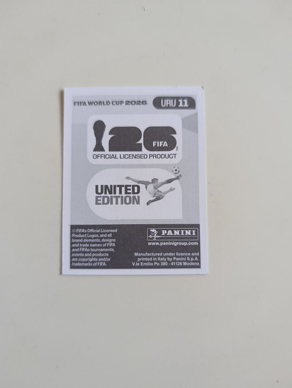 Panini Sammelbilder & Trading cards: Panini World Cup 2026 URU 11 – Neu (gemäss Beschreibung) aus Lavey-Village von pas_7xd2 1