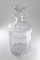 GL0010 Kleine Kristall-Karaffe, wohl Frankreich Empire ~1800