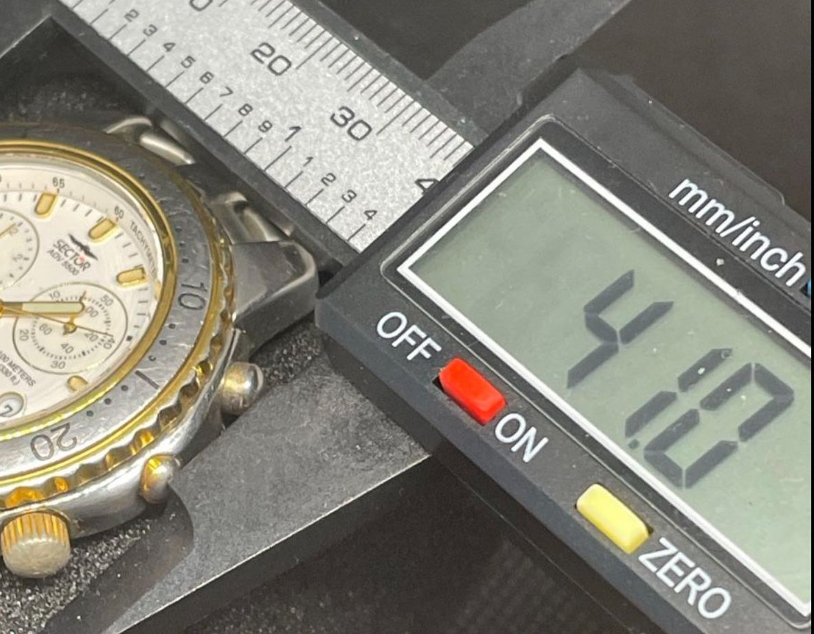Sector Uhren: Sector adv5500 Chronograph/Alarm 100m 330ft – Gebraucht aus Untersiggenthal von TimeandShine 4