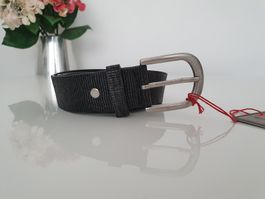🏷️​ IPSY Schwarzer Struktur Leder-Gürtel (Gr.85)