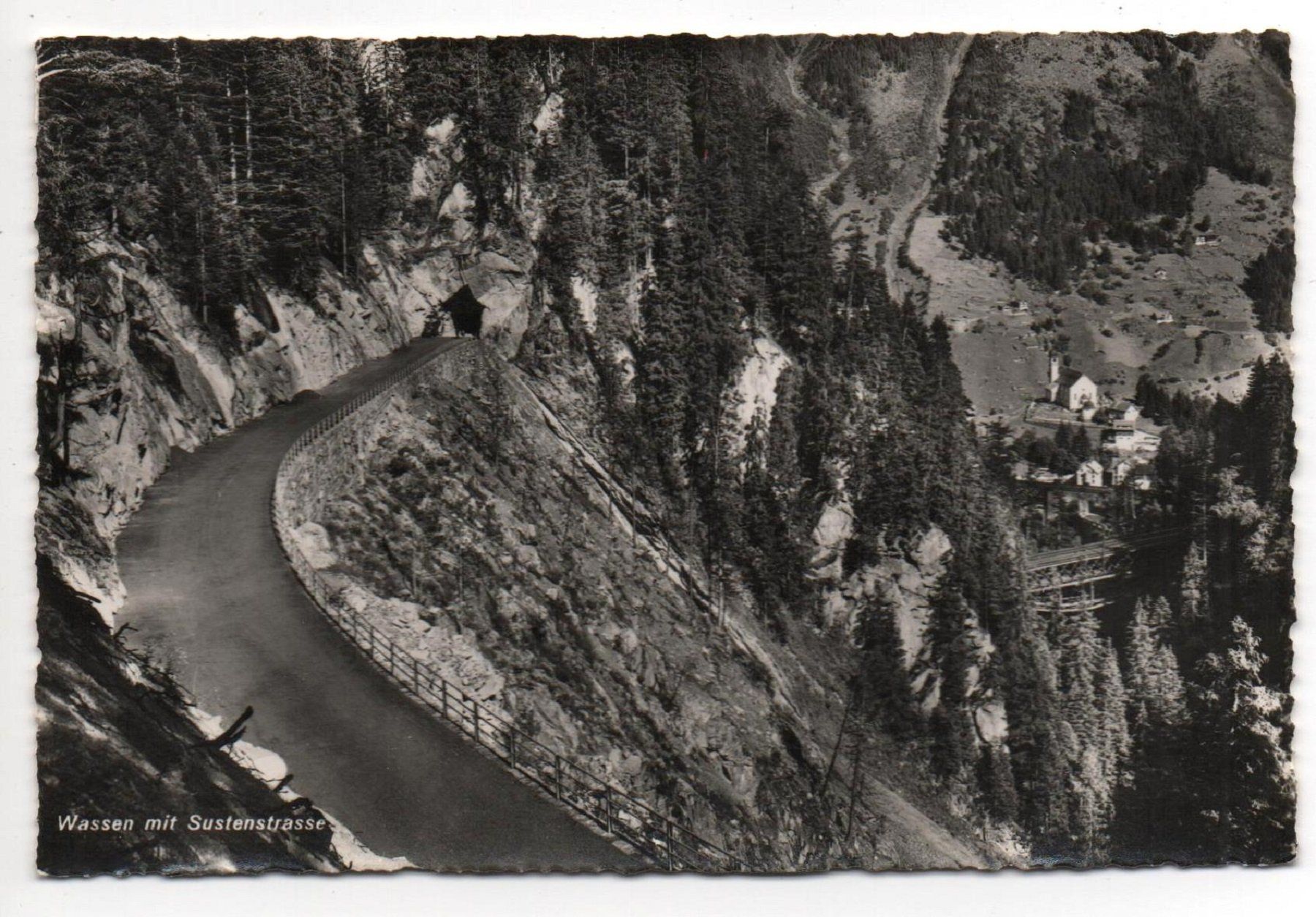 Cartoline postali: WASSEN Sustenstrasse Gotthardbahn – Nuovo (secondo la descrizione) da Jona venduto da philajona