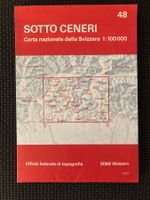 Sotto Ceneri, Landeskarte 1:100'000,  1977