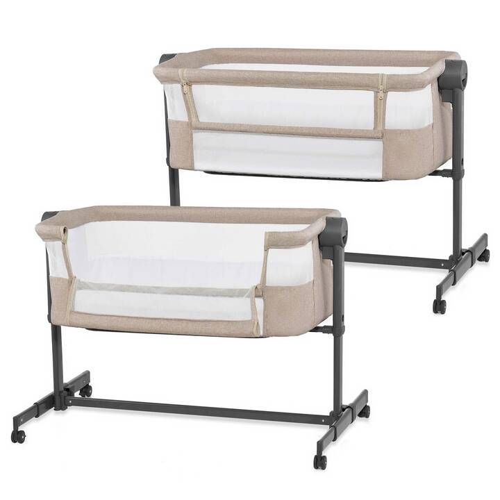 Kinderkraft Letti: Beistellbett beige inkl. Gestell – Usato da St. Margrethen SG venduto da Alpinemoebel