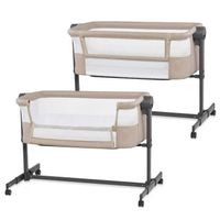 Beistellbett beige inkl. Gestell