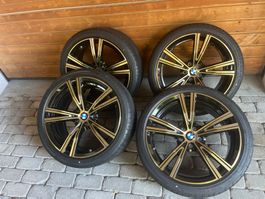4x BMW Styling 793i Gold Felgen und Reifen