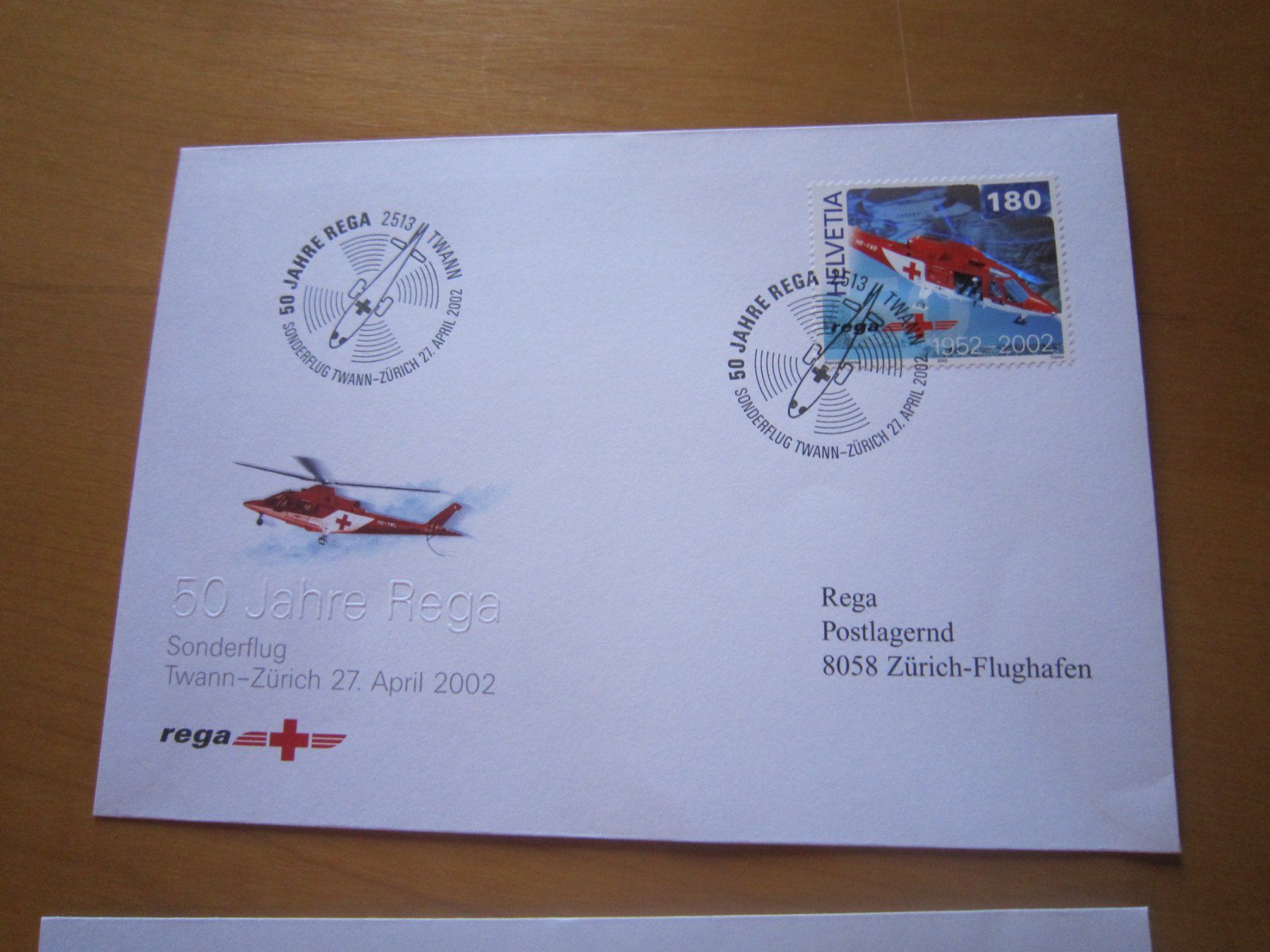 Alle Briefmarken: S2 Schöne Briefe 50 Jahre REGA 2002 – Gebraucht aus Giubiasco von sal_9j6w 1