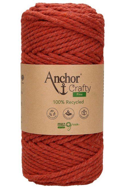Lana: Anchor Crafty Garn, 100% Recycelt, Macramee, Stricken, Häkel – Nuovo (secondo la descrizione) da Rüegsau venduto da Tausendfreund