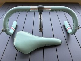 BIANCHI - set selle et guidon-