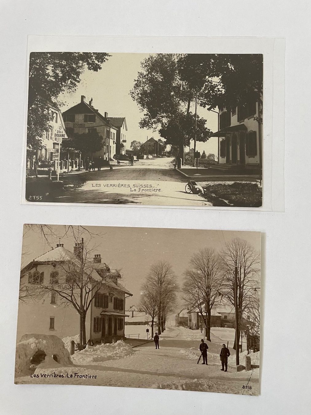 Cartes postales: Les Verrières - la frontière – D'occasion à Peseux par Pascalbar