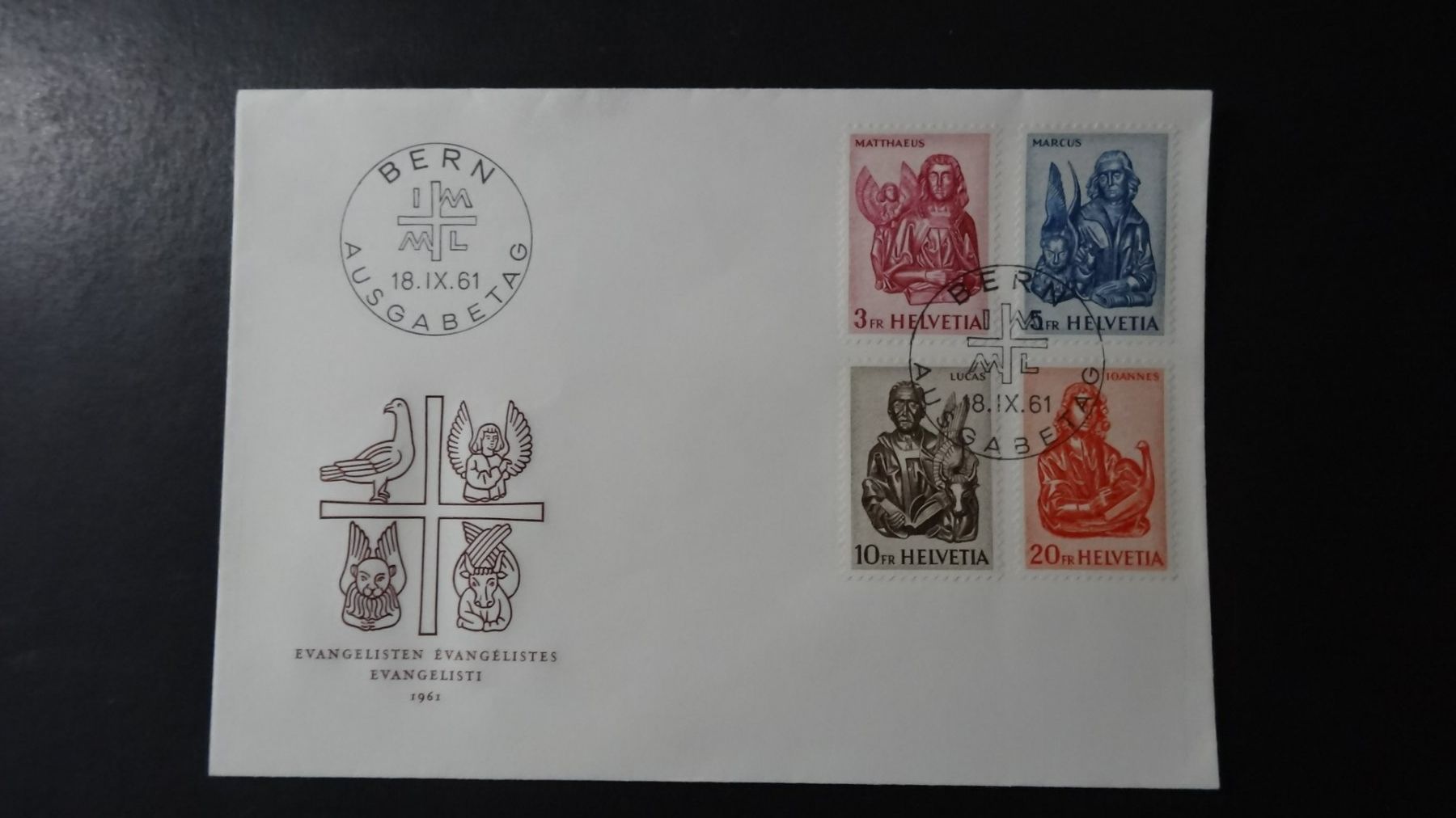 Tutti i francobolli: FDC SBK 381 - 384   (180.--)   179 – Usato da Anwil venduto da C-DAIHA