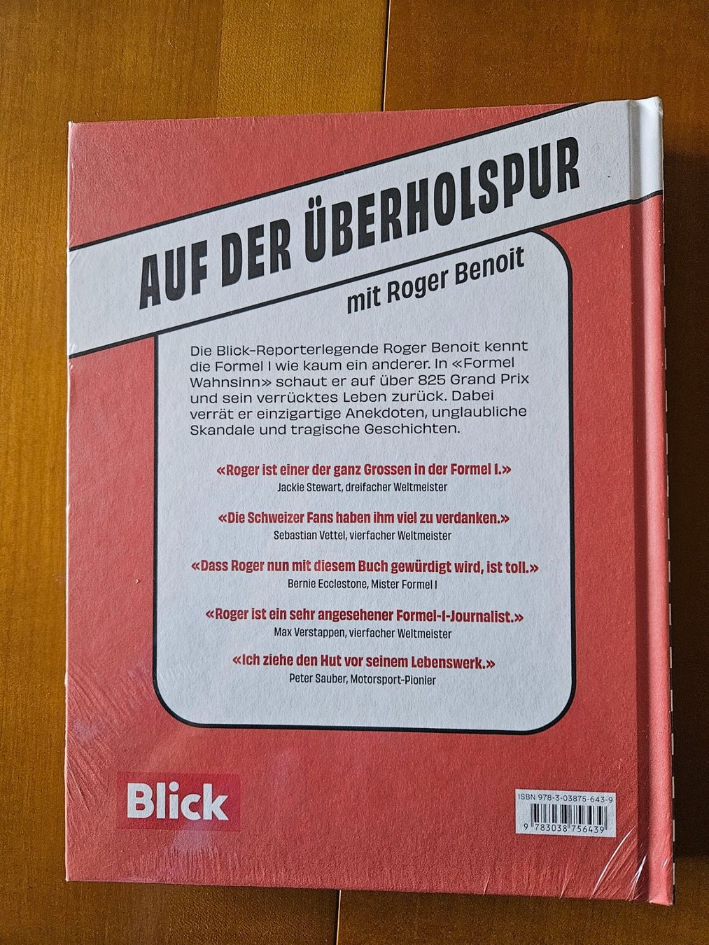 Livres: Buch Formel Wahnsinn mit Roger Benoit, Formel 1 – Neuf avec emballage d'origine à Riedholz par grappa09 1