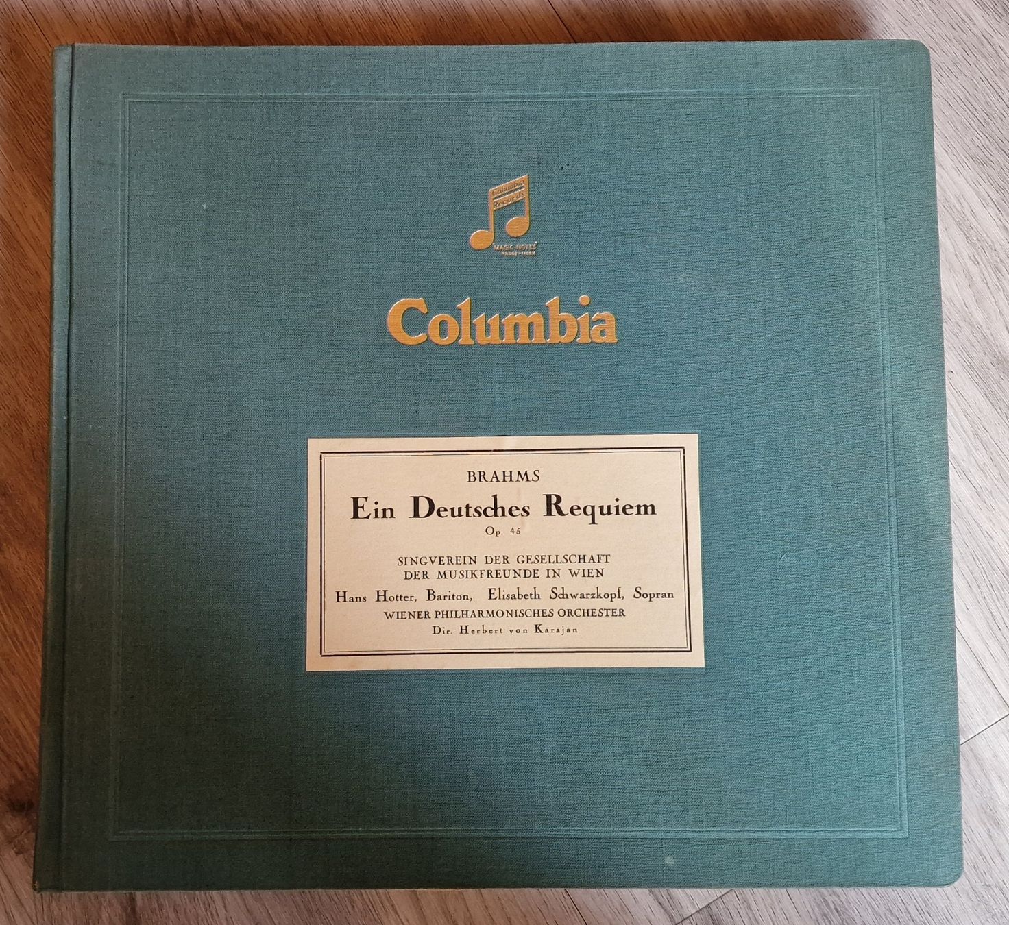 Schallplatten: Brahms: "Ein Deutsches Requiem" - Herbert von Karajan etc. – Gebraucht aus Röthenbach i. E. von Heureka5